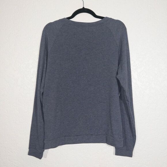NWT Project Social T Dusty Blue Long‎ Sleeve Top Size Large - Picture 5 of 6